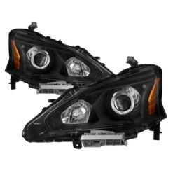 2013-15 Nissan Altima Sedan 4DR Projector Headlights - Black