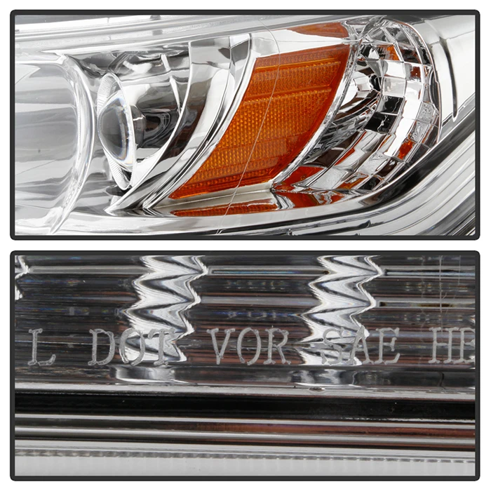 2013-2015 Honda Accord Sedan Chrome Halogen W/o DRL Headlights 4 2013-2015 Honda Accord Sedan Chrome Halogen W/o DRL Headlights - Image 4