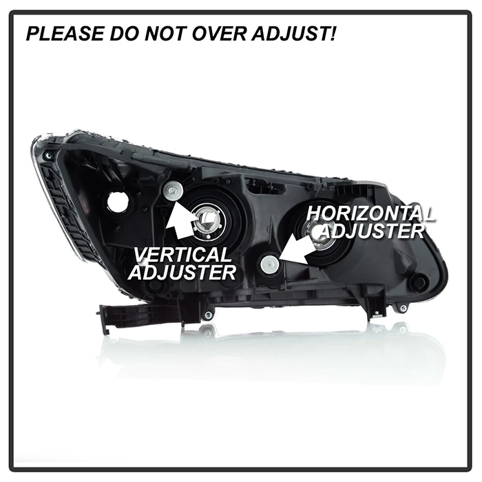 2013-2015 Honda Accord Sedan Chrome Halogen W/o DRL Headlights 5 2013-2015 Honda Accord Sedan Chrome Halogen W/o DRL Headlights - Image 5