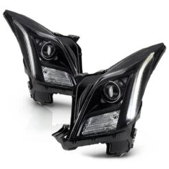 2013-2017 Cadillac XTS [HID/Xenon Non AFS] LED DRL Projector Headlights - Black