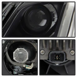 2013-2017 Cadillac XTS [HID/Xenon Non AFS] LED DRL Projector Headlights - Black -High-Efficiency Car Light Store 2013 2017 cadillac xts hid xenon non afs led drl projector headlights black 143