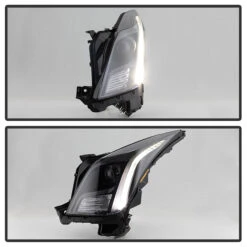 2013-2017 Cadillac XTS [HID/Xenon Non AFS] LED DRL Projector Headlights - Black -High-Efficiency Car Light Store 2013 2017 cadillac xts hid xenon non afs led drl projector headlights black 161