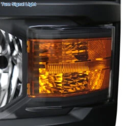 HID Combo 2014-2015 Chevy Silverado 1500 Pickup Replacement Headlights - Black -High-Efficiency Car Light Store 2014 2015 chevy silverado 1500 pickup replacement headlights black 174