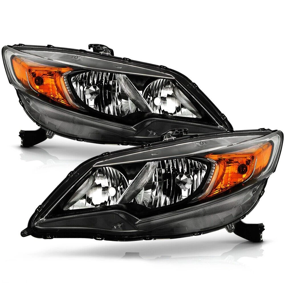 Spyder 2014-2015 Honda Civic 2-Door Coupe Factory Style Headlights - Driver + Passenger Side 1 Spyder 2014-2015 Honda Civic 2-Door Coupe Factory Style Headlights - Driver + Passenger Side