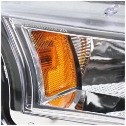 2015-17 Ford F150 Pickup Crystal Replace Headlights - Chrome -High-Efficiency Car Light Store 2015 16 ford f150 pickup crystal replace headlights chrome 143