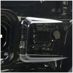 2015-17 Ford F150 Pickup Crystal Replace Headlights - Smoked -High-Efficiency Car Light Store 2015 16 ford f150 pickup crystal replace headlights smoked 144