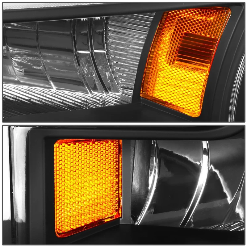 2015-17 Ford F150 Pickup Crystal Replace Headlights - Black 3 2015-17 Ford F150 Pickup Crystal Replace Headlights - Black - Image 3