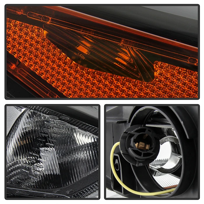 2015-2018 Ford Focus Black Bezel W/o LED DRL Halogen Headlight Headlamp Assembly Replacement Passenger Side 4 2015-2018 Ford Focus Black Bezel W/o LED DRL Halogen Headlight Headlamp Assembly Replacement Passenger Side - Image 4
