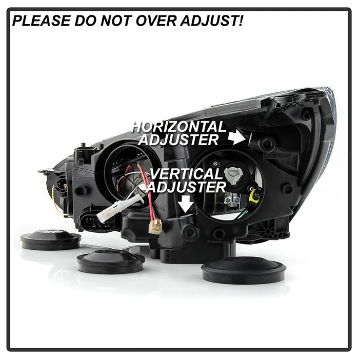 2015-2018 Ford Focus Black Bezel W/o LED DRL Halogen Headlight Headlamp Assembly Replacement Passenger Side 5 2015-2018 Ford Focus Black Bezel W/o LED DRL Halogen Headlight Headlamp Assembly Replacement Passenger Side - Image 5