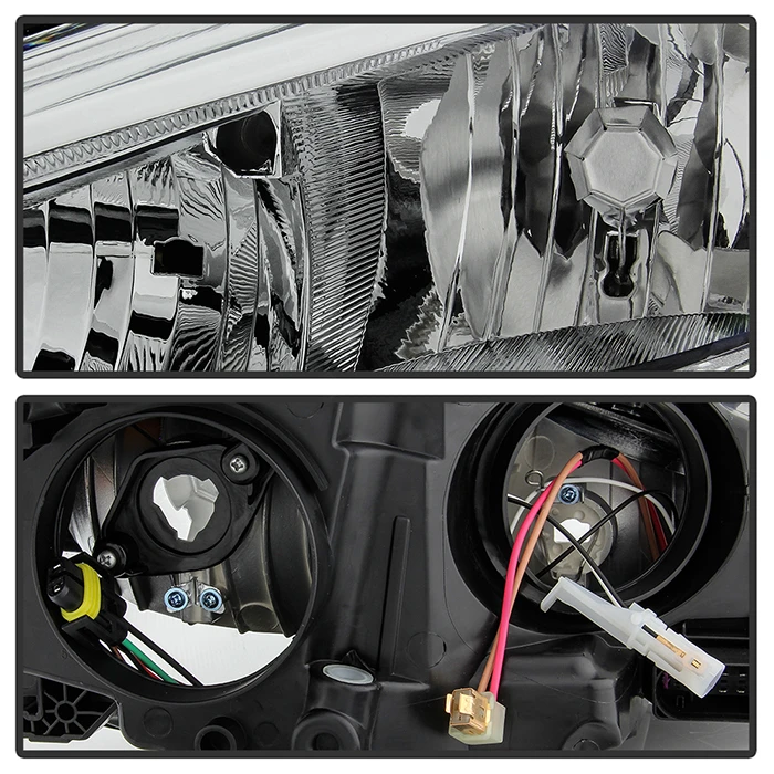 2015-2018 Ford Focus Chrome Bezel W/o LED DRL Halogen Headlight Headlamp Assembly Replacement Driver Side 3 2015-2018 Ford Focus Chrome Bezel W/o LED DRL Halogen Headlight Headlamp Assembly Replacement Driver Side - Image 3