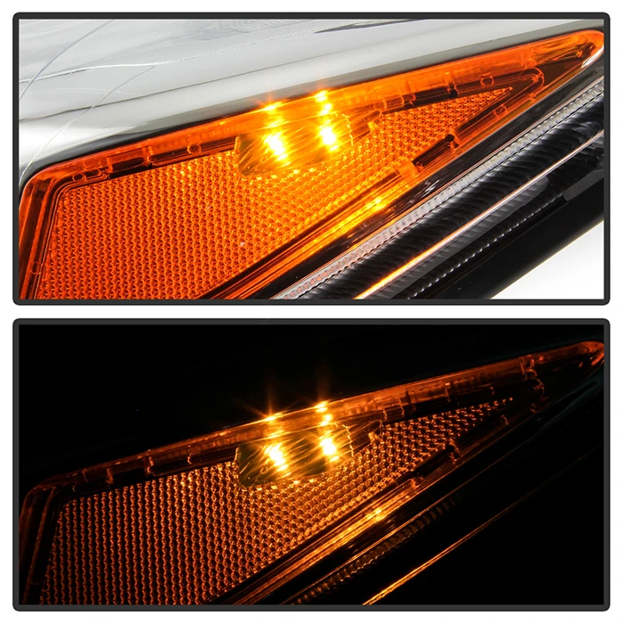 2015-2018 Ford Focus Chrome Bezel W/o LED DRL Halogen Headlight Headlamp Assembly Replacement Driver Side 7 2015-2018 Ford Focus Chrome Bezel W/o LED DRL Halogen Headlight Headlamp Assembly Replacement Driver Side - Image 7