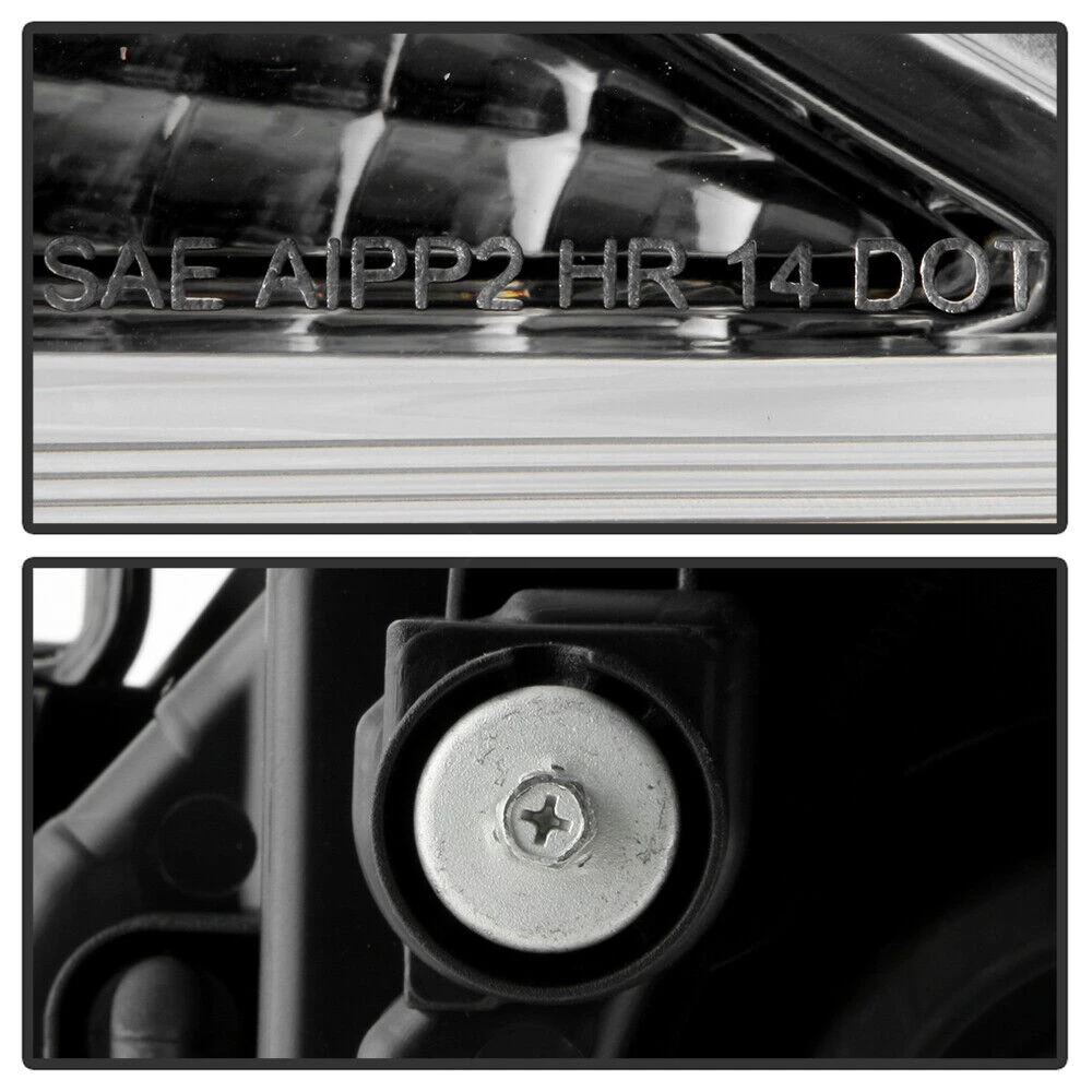 2015-2019 Nissan Versa OE-Style Reflector Passenger Side Headlight - Chrome Housing 6 2015-2019 Nissan Versa OE-Style Reflector Passenger Side Headlight - Chrome Housing - Image 6