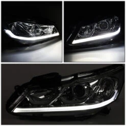 2016-2017 Honda Accord EX SE Led Drl Factory Style Replacement Headlights - Chrome / Clear -High-Efficiency Car Light Store 2016 2017 honda accord ex se led drl factory style replacement headlights chrome clear 140
