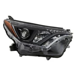 2016-2018 Toyota RAV4 Halogen Black Bezel Headlight Headlamp Passenger Side