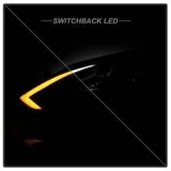 Spyder 2016-2019 Nissan Sentra [Halogen Models] Switchback LED Tube Headlights Headlamps - Black Housing -High-Efficiency Car Light Store 2016 2019 nissan sentra halogen models switchback led tube headlights headlamps black housing 65