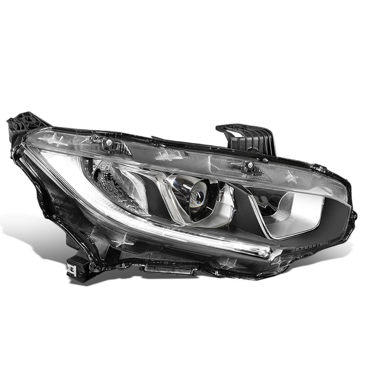 2016-2020 Honda Civic LED Tube Passenger Side Projector Headlight 2 2016-2020 Honda Civic LED Tube Passenger Side Projector Headlight - Image 2