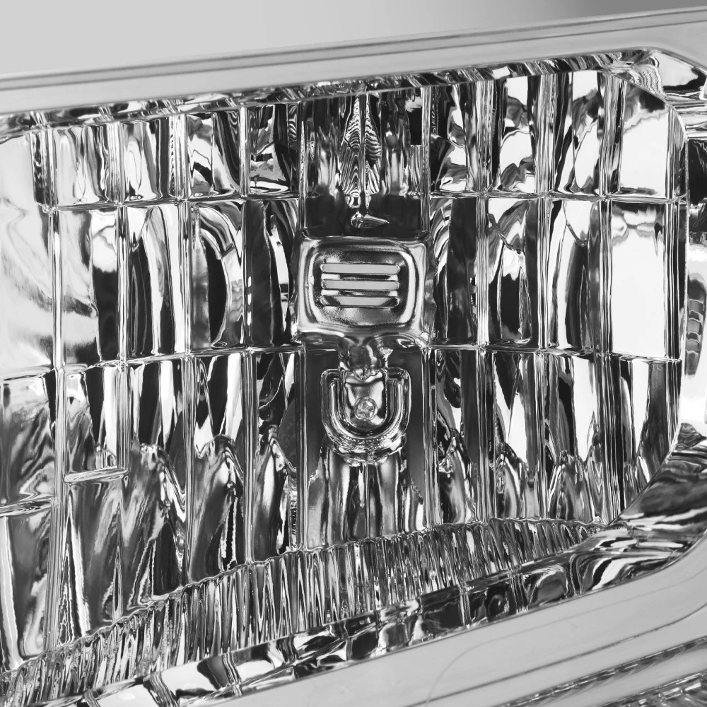 DNA 2016-2022 Nissan Titan XD Reflector Halogen Headlights - Chrome Housing / Clear Side 3 DNA 2016-2022 Nissan Titan XD Reflector Halogen Headlights - Chrome Housing / Clear Side - Image 3