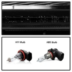 2017-2019 Ford Escape [Halogen] W/o LED DRL Black Headlights Driver Side - Left -High-Efficiency Car Light Store 2017 2019 ford escape halogen w o led drl black headlights driver side left 61