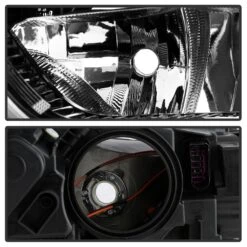 2017-2019 Ford Escape [Halogen] W/o LED DRL Black Headlights Passenger Side - Right -High-Efficiency Car Light Store 2017 2019 ford escape halogen w o led drl black headlights passenger side right 53