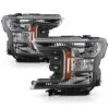 2018-2020 Ford F150 [Halogen Model] Black Edition Headlights - Pair
