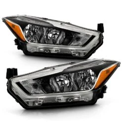2018-2020 Nissan Kicks S|SV Halogen Type Headlight Driver And Passenger Set