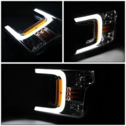 2018-2021 Ford F150 LED DRL Headlights [Sequential Signal] - Chrome Amber -High-Efficiency Car Light Store 2018 2021 ford f150 led drl headlights sequential signal chrome amber 89