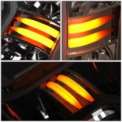 2018-2021 Ford F150 LED DRL Headlights [Sequential Signal] - Chrome Amber -High-Efficiency Car Light Store 2018 2021 ford f150 led drl headlights sequential signal chrome amber 92