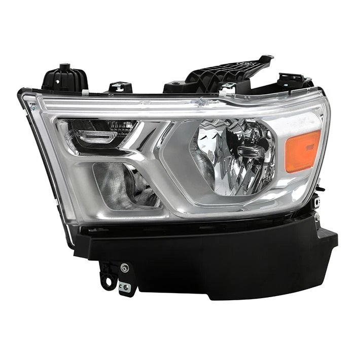 2019-2022 Dodge Ram 1500 Halogen W/ Chrome Bezels Headlight Left Driver Side 1 2019-2022 Dodge Ram 1500 Halogen W/ Chrome Bezels Headlight Left Driver Side