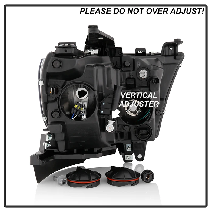 2019-2022 Dodge Ram 1500 Halogen W/ Chrome Bezels Headlight Left Driver Side 6 2019-2022 Dodge Ram 1500 Halogen W/ Chrome Bezels Headlight Left Driver Side - Image 6
