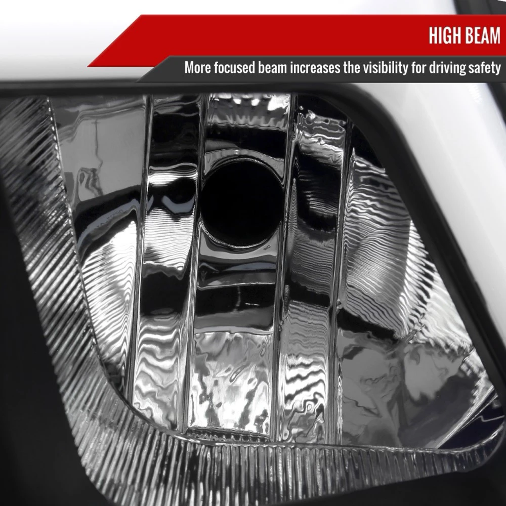 2019-2022 Dodge Ram 1500 Halogen Reflector Headlights W/ LED DRL Strip - Black Housing 6 2019-2022 Dodge Ram 1500 Halogen Reflector Headlights W/ LED DRL Strip - Black Housing - Image 6