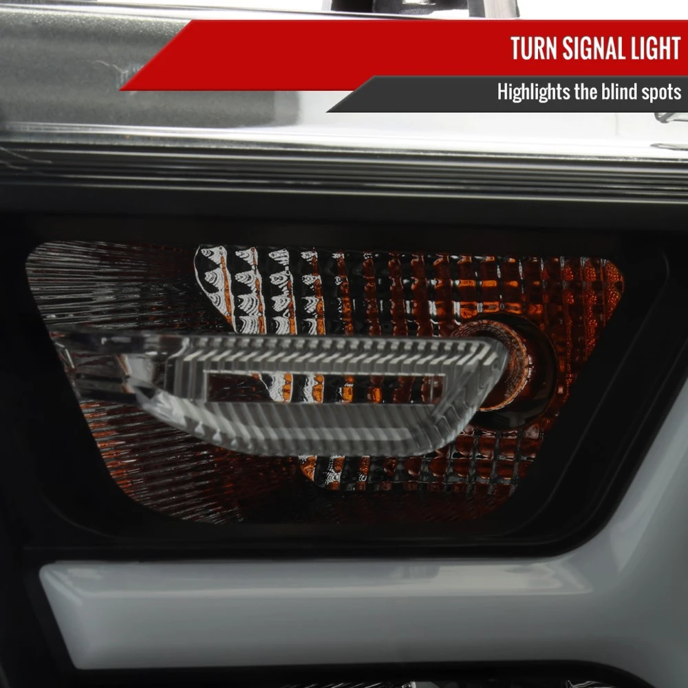 2019-2022 Dodge Ram 1500 Halogen Reflector Headlights W/ LED DRL Strip - Black Housing Smoked Lens 8 2019-2022 Dodge Ram 1500 Halogen Reflector Headlights W/ LED DRL Strip - Black Housing Smoked Lens - Image 8
