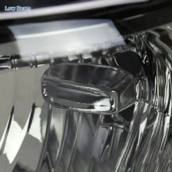 2019-2022 Dodge Ram 2500/3500 OE-Reflector Style Headlights W/ LED Bars - Smoked -High-Efficiency Car Light Store 2019 2022 dodge ram 2500 3500 oe reflector style headlights w led bars smoked 77