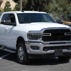 2019-2022 Dodge Ram 2500/3500 OE-Reflector Style Headlights W/ LED Bars - Smoked -High-Efficiency Car Light Store 2019 2022 dodge ram 2500 3500 oe reflector style headlights w led bars smoked 86