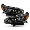 2020-2022 Nissan Sentra S|SV Halogen Headlights Black Housing Reflector Headlights