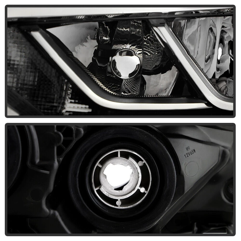 2020-2022 Nissan Sentra S|SV Halogen Chrome Trim Headlights - Driver + Passenger Set 4 2020-2022 Nissan Sentra S|SV Halogen Chrome Trim Headlights - Driver + Passenger Set - Image 4