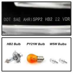 Spyder 2021-2023 Mitsubishi Mirage Halogen Type OE Headlight - Passenger Side -High-Efficiency Car Light Store 2021 2023 mitsubishi mirage halogen type oe headlight passenger side 96