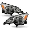 Spyder 2021-2023 Mitsubishi Mirage Halogen Type OE HeadlightS - Driver + Passenger Side