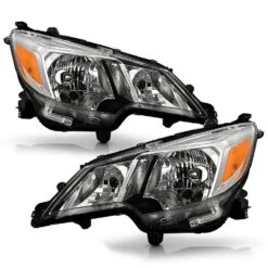 Spyder 2021-2023 Mitsubishi Mirage Halogen Type OE HeadlightS - Driver + Passenger Side