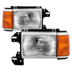 87-91 Ford F150~F350 / Bronco OE Replace Headlights Set