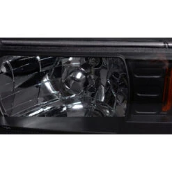 87-93 Ford Mustang 1-Piece Euro Style Headlights - Smoked -High-Efficiency Car Light Store 87 93 ford mustang 1 piece euro style headlights smoked 154