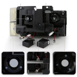 88-93 Chevy/GMC C/K Series / Blazer / Silverado / Suburban / Sierra / Yukon Crystal Headlights Set W/ LED Bumper Light - Smoked -High-Efficiency Car Light Store 88 93 chevy gmc c k series blazer silverado suburban sierra yukon crystal headlights set w led bumper light smoked 164