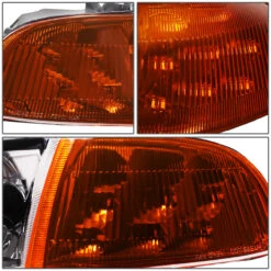 92-95 Honda Civic Headlights + Amber LED Turn Signal Black -High-Efficiency Car Light Store 92 95 honda civic headlights amber led turn signal black 108