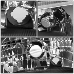 92-95 Honda Civic Headlights + Amber LED Turn Signal Black -High-Efficiency Car Light Store 92 95 honda civic headlights amber led turn signal black 120