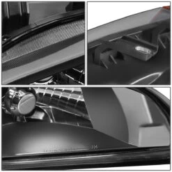 92-95 Honda Civic Headlights + Amber LED Turn Signal Black -High-Efficiency Car Light Store 92 95 honda civic headlights amber led turn signal black 123