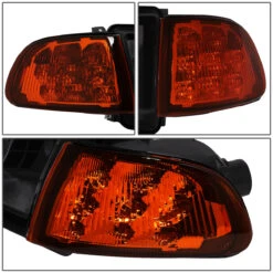 92-95 Honda Civic Headlights + Amber LED Turn Signal Smoked -High-Efficiency Car Light Store 92 95 honda civic headlights amber led turn signal smoked 113