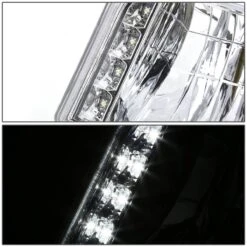 92-96 Ford Bronco / F150 F250 LED DRL Headlights + Bumper + Corner - Chrome Amber -High-Efficiency Car Light Store 92 96 ford bronco f150 f250 led drl headlights bumper corner chrome amber 124