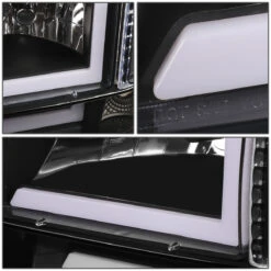 92-96 Ford F150 F250 F350 6Pcs Headlight+Bumper Lamp W/LED DRL - Black|Amber 12 92-96 Ford F150 F250 F350 6Pcs Headlight+Bumper Lamp W/LED DRL - Black|Amber -High-Efficiency Car Light Store 92 96 ford f150 f250 f350 6pcs headlight bumper lamp w led drl black amber 135