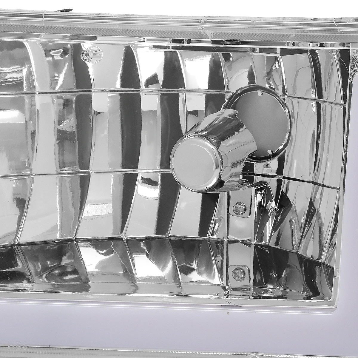 92-96 Ford F150 F250 F350 6Pcs Headlight+Bumper Lamp W/LED DRL - Chrome|Amber 5 92-96 Ford F150 F250 F350 6Pcs Headlight+Bumper Lamp W/LED DRL - Chrome|Amber - Image 5