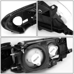 93-97 Toyota Corolla OE-Style Replacement Headlights - Chrome / Clear -High-Efficiency Car Light Store 93 97 toyota corolla oe style replacement headlights chrome clear 107