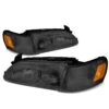 93-97 Toyota Corolla OE-Style Replacement Headlights - Smoked / Amber